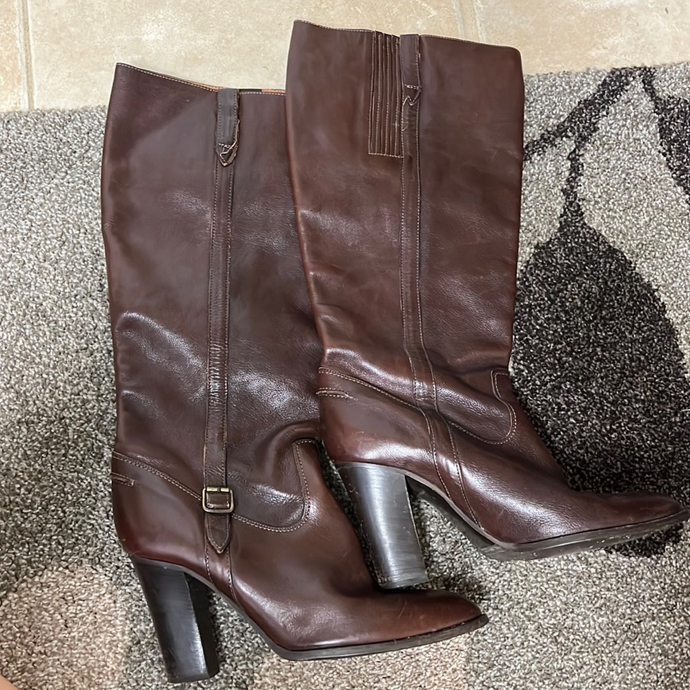 Jcrew leather boots sz 11